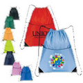 Zippered Drawstring Backpack